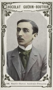 Maurice Barres, Academie-Francaise (renkli fotoğraf) by French School