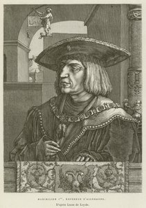 Maximilian I, Almanya İmparatoru (gravür) by French School