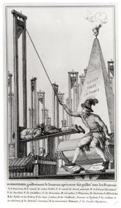 Maximilien de Robespierre (1758-94) Cellatın İnfazı by French School