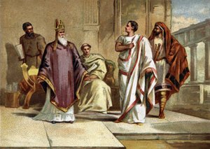 İmparator Flavius Julius Valens (328-378) ile Roma imparatoru ile Cesaree