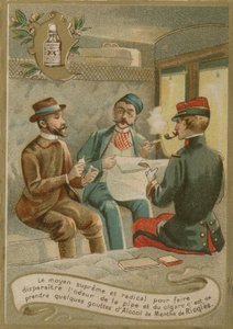 Menthe de Ricqles, ticaret kartı by French School