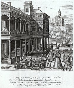Michel de Nostradame (1503-66), Catherine de Medici (1519-89) ve Henri II (1519-59) 1548