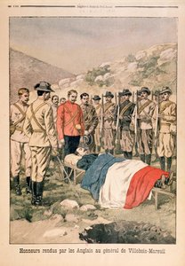 Boshof mezarlığında İngilizler tarafından General Georges de Villebois-Mareuil
