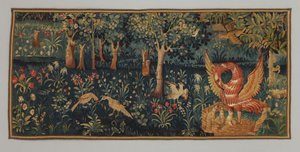 Pelikan ile Millefleurs, erken saatlerde
16. yüzyıl (Yün) by French School