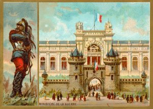 Savaş Bakanlığı, Paris (chromolitho) by French School