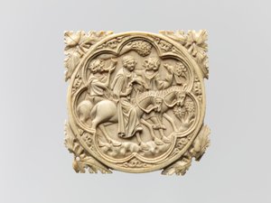 Falconing Partisi ile Ayna Vaka, 1330–60 by French School