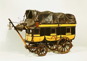 Kırk kişilik omnibüs modeli (boyalı ahşap)