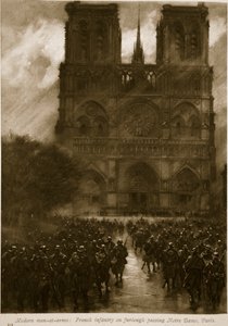 Modern Silahlı Kuvvetler: Fransız piyadeleri Notre Dame