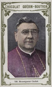 Monsenyör Chollet (renkli fotoğraf) by French School
