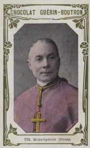 Monsenyör Grente (renkli fotoğraf) by French School