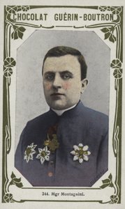 Monsenyör Montagnini (renkli fotoğraf) by French School