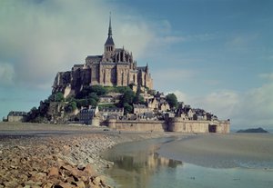 Mont Saint Michel by French School