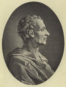 Montesquieu (fotogravür) by French School