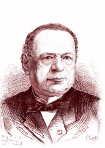 Moritz Hermann Von Jacobi (1801-1874), Rus mühendis ve fizikçi (elektrokaplama, elektrik motorları). Gravür 1867 by French School