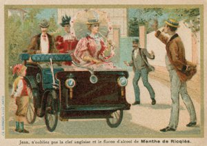 araba sahnesi by French School