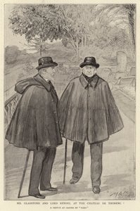 Bay Gladstone ve Lord Rendel, Chateau de Thorenc