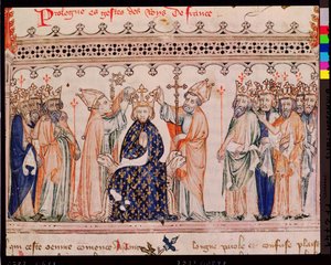 Ms. 1469 f.1 Grandes Chroniques de France