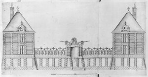 Bayan 1001 fol 33-36, Chateau de Rosny by French School