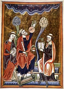 Ms 1186 f.1, Astronom, Clerk ve Computist, St. Louis ve Blanche de Castile