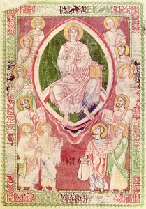 Ms 132 fol.2r İsa on iki küçük peygamberle, Explanatio in Prophetas et Ecclesiasten