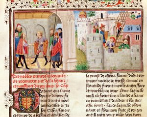 Ms 149 t.1 fol.16 Histoire des Nobles Princes de Hainaut