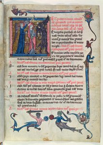 Ms 16261 fol.13v St. Genevieve, Censier de lAbbaye Sainte-Genevieve