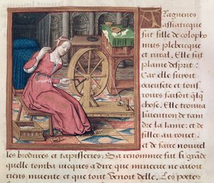 Ms 17 Arachne, Vie des Femmes Celebres