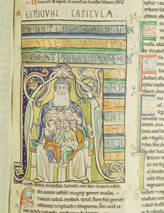 Ms 1 f.256 Souvigny İncil