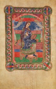 Ms 250 fol.43v St. Radegund (518-87), St. Radegund