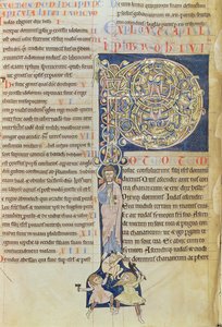 Ms 2 fol.3v t.1 Saint-Andre aux-Bois Manastırı İncil