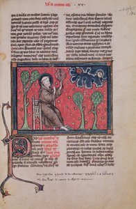 Ms 320 Fol.192 The Heavens, Thomas van Cantimpre tarafından De Natura rerum