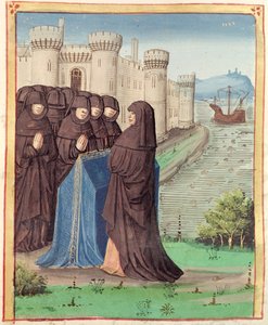 Bayan 493 fol.142 Didos Cenazesi, The Aeneid by Virgil