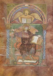 Ms 4 fol.66v St. Mark, St. Riquier İncili