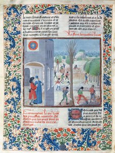 Ms 5064 f.299v Yılın her ayı için meslekler, Pietro de Crescenzi