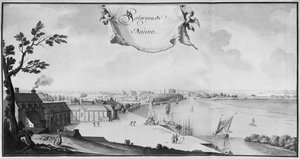 Ms 512 Tuz için Depolar, Nantes, 1723 (kalem ve kağıt üzerinde yıkama) by French School