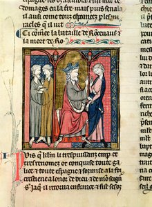 Ms 782 f.152r Charlemagne (742-814), Chroniques de Saint-Denis