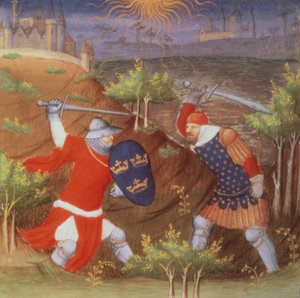 Bayan Arsenal 5077 f.298 Kral Arthur, Boucicaut Ustası