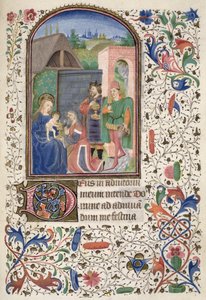 Bayan Euing 4 f.49r The Wise Men, Glasgow Saatlerinden by French School