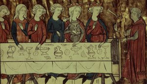 Bayan Fr. 1633 f.4 Girardin dAmiens tarafından Le Conte de Meliacin