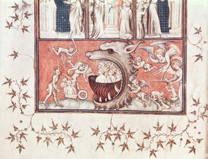 Ms Fr 22912 Fol.2v Cehennemin Detayı, Aziz Augustine (354-430) tarafından yazılan 