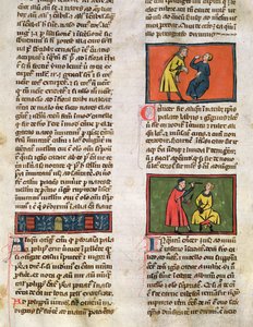 Ms H 89 Doktorlar ve Hastalar, Rogier de Salerne tarafından yazılan Cerrahi Kitabının bir baskısından by French School
