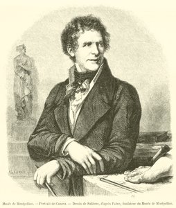 Montpellier Müzesi, Canova Portresi (gravür) by French School