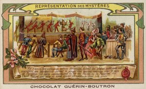 Gizemli oyun (chromolitho) by French School