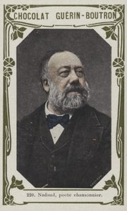 Nadaud, poete chansonnier (renkli fotoğraf) by French School