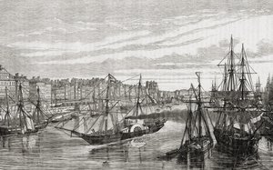 Nantes, Fransa, 18. yüzyılda, Louis Blanc (1811-82) tarafından 