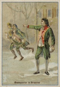 Napolyon Bonapart, Brienne-le-Chateau, Fransa askeri okulunda by French School
