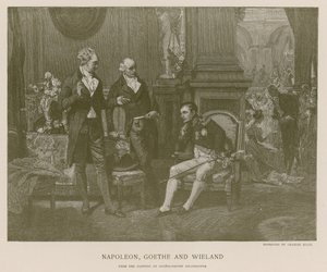 Napolyon, Goethe ve Wieland by French School