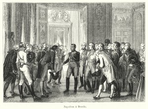 Napolyon ve Dresde (gravür) by French School