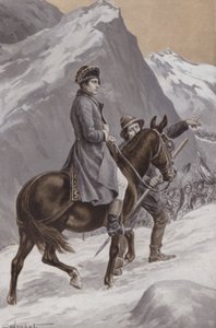 Napolyon Alpleri Geçiyor by French School