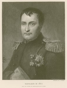 1813 yılında Napolyon by French School